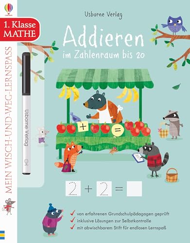 Mein Wisch-und-weg-Lernspaß: Addieren im Zahlenraum bis 20 (1. Klasse) (Wisch-und-weg-Lernspaß-Reihe)