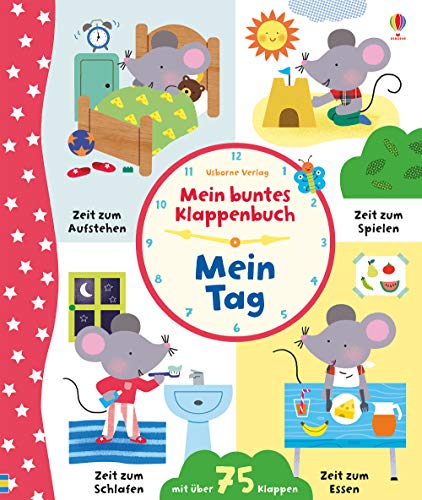 Mein buntes Klappenbuch: Mein Tag: Mit über 75 Klappen (Meine bunten Klappenbücher)