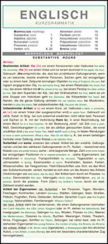 Leporello: Englisch Kurzgrammatik – Die komplette Grammatik im Überblick