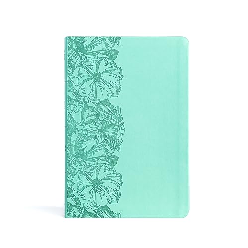 Holy Bible: Christian Standard Bible, Light Teal, Leathertouch, Largeprint, Thinline, Value Edition von LifeWay Christian Resources