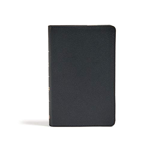 Holy Bible: Christian Standard Bible, Personal Size Bible, Black Genuine Leather