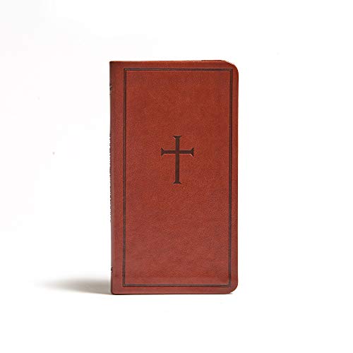Holy Bible: Christian Standard Bible, Single-column New Testament, Brown Leathertouch von Holman Bibles