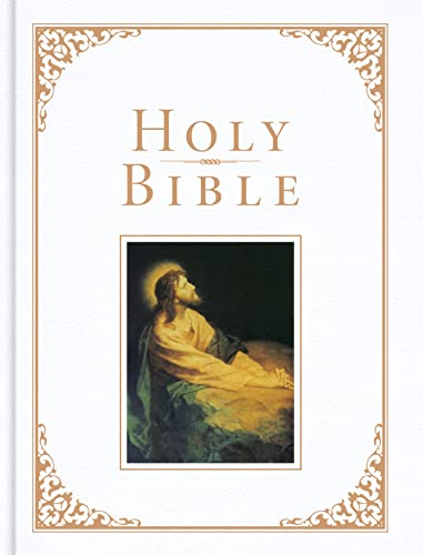 Holy Bible: KJV Family Bible, White Imitation Leather-over-board