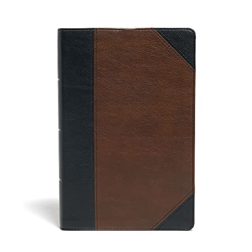 Holy Bible: KJV Personal Size Reference Bible, Brown/Black Leathertouch von Holman Bibles