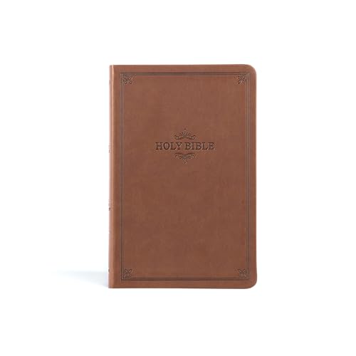 Holy Bible: King James Version, Brown, Leathertouch, Thinline, Value Edition