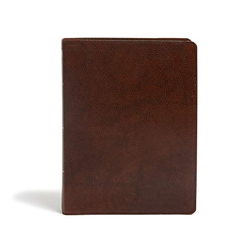 Holy Bible: King James Version, Study Bible, Full-color, Brown, Bonded Leather von Holman Bibles