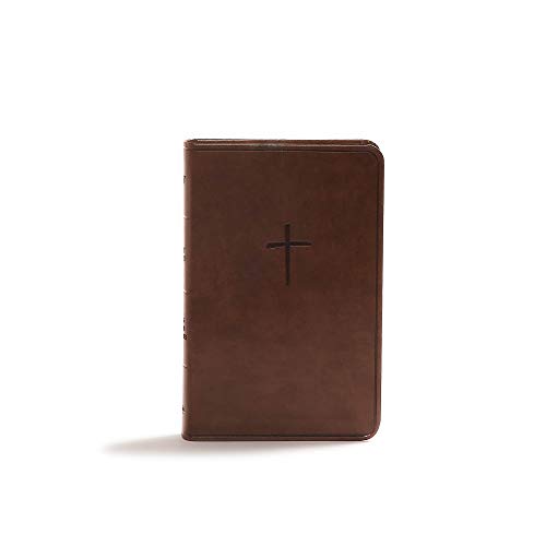 KJV Compact Bible, Brown Leathertouch, Value Edition