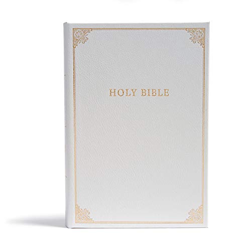Holy Bible: Christian Standard Bible, Family, White Bonded Leather
