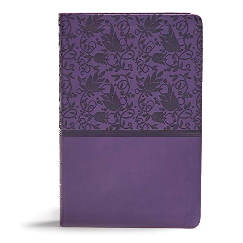 Holy Bible: King James Version, Purple, Leathertouch, Giant Print, Reference
