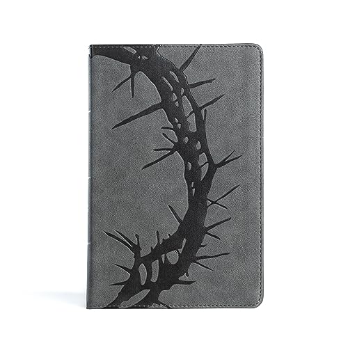 The Holy Bible: Christian Standard Bible Charcoal Leathertouch, Personal Size Reference von Holman Bibles