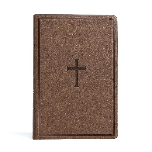 Holy Bible: Csb Giant Print Reference Bible, Brown Leathertouch