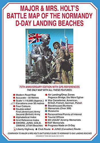 Major & Mrs Holt's Battle Map of the Normandy D-Day Landing Beaches (Major and Mrs Holt's Battlefield Guides)