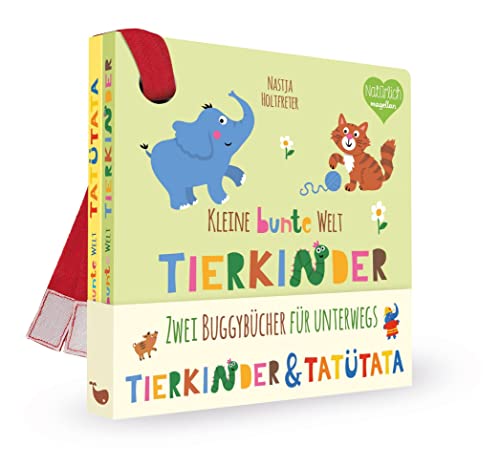 Kleine bunte Welt - Tierkinder & Tatütata: Zwei Buggybücher für unterwegs Kleine bunte Welt - Tierkinder & Tatütata: Zwei Buggybücher für unterwegs
