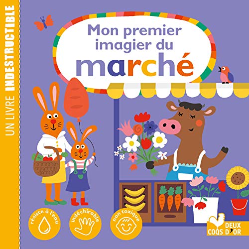 Mon imagier du marché - Livre Indestructible