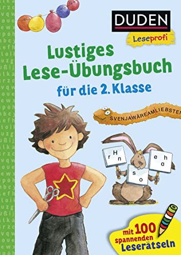 Duden Leseprofi – Lustiges Lese-Übungsbuch für die 2. Klasse: Mit 100 spannenden Leserätseln | Zuhause lernen, Leseübungen und Rätsel für Kinder ab 7 Jahren
