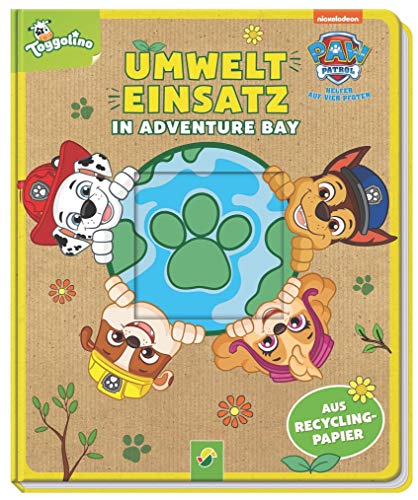 PAW Patrol Umwelteinsatz in der Abenteuerbucht: Hochwertiges Vorlesebuch aus Recycling-Papier. Kinder ab 3 Jahren lernen, wie jeder ein Umwelt-Held sein kann