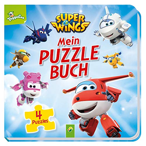 Super Wings Mein Puzzlebuch: 4 Puzzles mit je 12 Teilen