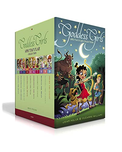 Goddess Girls Spectacular Collection (Boxed Set): Athena the Brain; Persephone the Phony; Aphrodite the Beauty; Artemis the Brave; Athena the Wise; ... Mean; Pandora the Curious; Pheme the Gossip