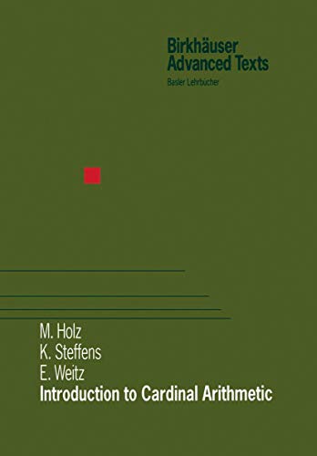 Introduction to Cardinal Arithmetic (Modern Birkhäuser Classics)