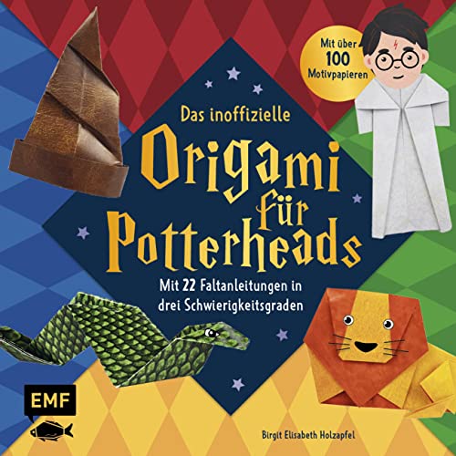 Das inoffizielle Origami für Potterheads: Mit 22 Faltanleitungen in drei Schwierigkeitsgraden und über 100 Motivpapieren von Edition Michael Fischer / EMF Verlag
