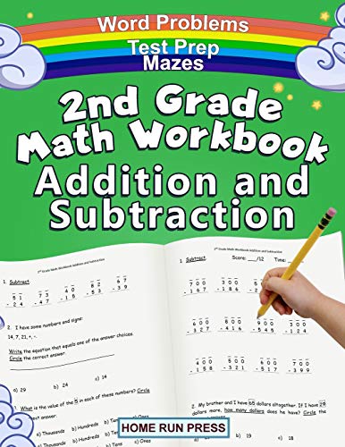 2nd Grade Math Workbook Addition and Subtraction: Second Grade Workbook, Timed Tests, Ages 4 to 8 years von Home Run Press, LLC