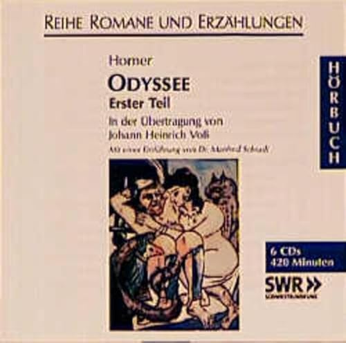 Homer: Odyssee / Hörbuch. Eine Aufnahme des SWR: Odyssee, je 6 Audio-CDs, Tl.1