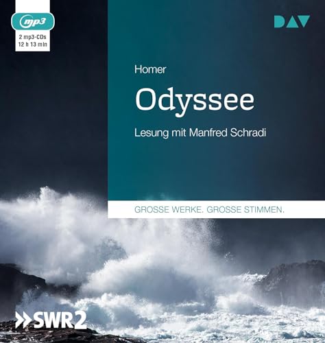 Odyssee: Lesung mit Manfred Schradi (2 mp3-CDs)