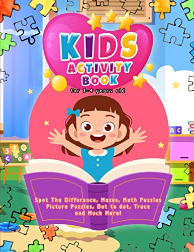 Kids Activity Book | 3-4 years old | book: activity books for 3-4 year olds | education books for 3-4 year olds | children gift | Spot The Difference ... and More! (Kids 3-4 years old activity books) von Independently published