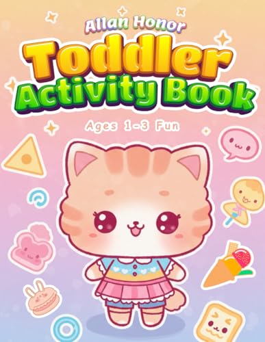 Toddler Activity Book Ages 1-3 Fun: Simple Tracing, Early Learning, Coloring, and Games for Toddlers (Kids Activity Book 1 to 5 years old) von Independently published