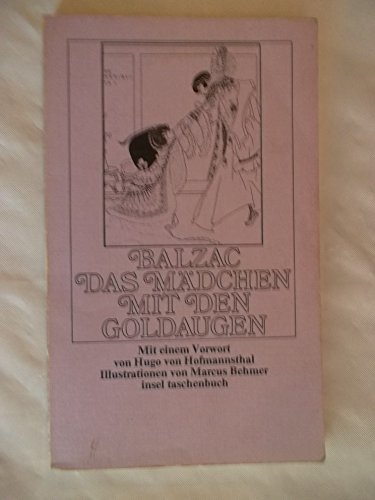 Das Mädchen mit den Goldaugen (insel taschenbuch)