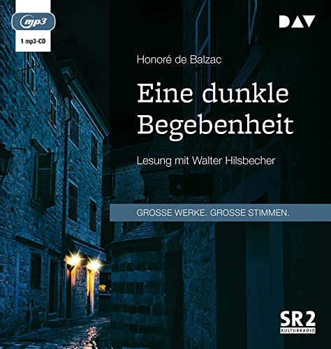 Eine dunkle Begebenheit: Lesung mit Walter Hilsbecher (1 mp3-CD)