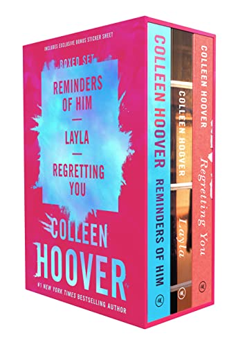 Colleen Hoover 3-Book Boxed Set: Reminders of Him, Layla, Regretting You