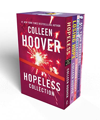 Colleen Hoover Hopeless Boxed Set: Hopeless, Losing Hope, Finding Cinderella, All Your Perfects, Finding Perfect – Box Set
