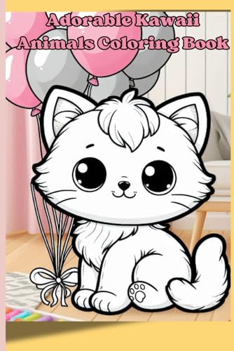 Adorable Kawaii Animals Coloring Book: Easy and Cute Coloring Pages for Kids Adorable Kawaii Animals Coloring Book: Easy and Cute Coloring Pages for Kids von Independently published
