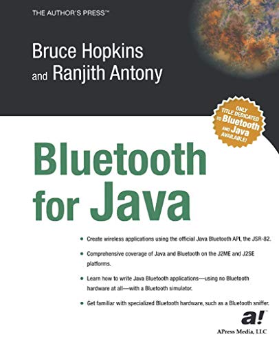 Bluetooth For Java (Books for Professionals by Professionals)