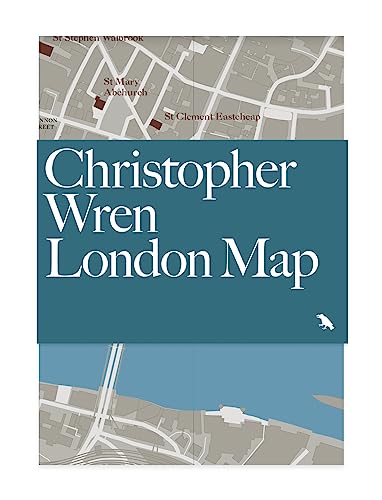 Christopher Wren London Map: Guide to Wren's London Churches and Buildings (Blue Crow Media Architecture Maps)