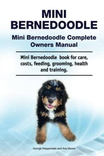 Mini Bernedoodle. Mini Bernedoodle Complete Owners Manual. Mini Bernedoodle book for care, costs, feeding, grooming, health and training.