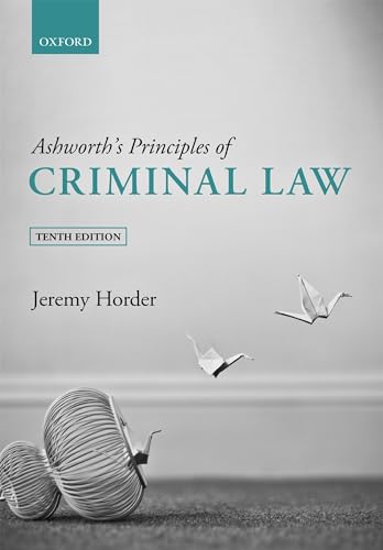 Ashworth's Principles of Criminal Law von Oxford University Press