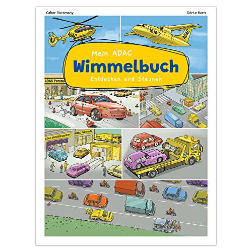 Mein ADAC Wimmelbuch - Entdecken und Staunen: Wimmelbuch ab 3 Jahre, Kinderbücher ab 3 Jahre von LINGEN