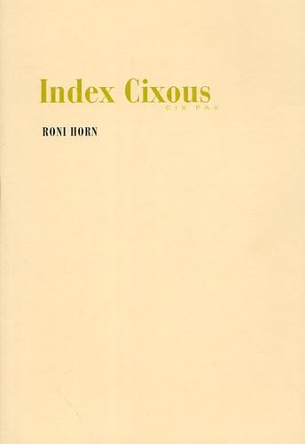 Index Cixous: Cix Pax