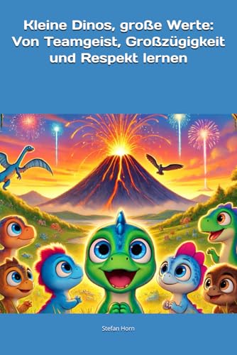 Kleine Dinos, große Werte: Von Teamgeist, Großzügigkeit und Respekt lernen: Inspirierende Dino-Geschichten über Teamgeist, Großzügigkeit und Respekt ... (Dino-Geschichten für kleine Helden) von Independently published