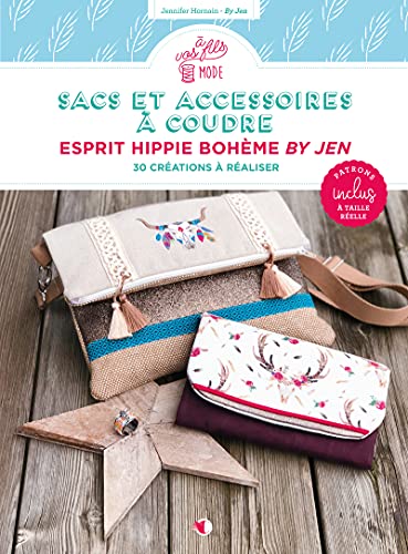 Sacs et accessoires à coudre: Esprit hippie bohème By Jen. 30 créations à réaliser von CREAPASSIONSCOM