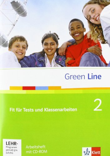 Green Line 2: Fit für Tests und Klassenarbeiten 2, Arbeitsheft und CD-ROM mit Lösungsheft Klasse 6 (Green Line. Bundesausgabe ab 2006)