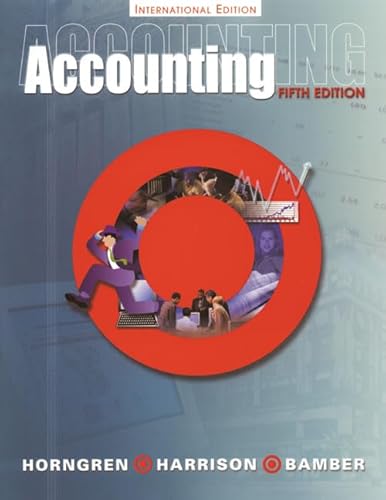 Accounting: International Edition