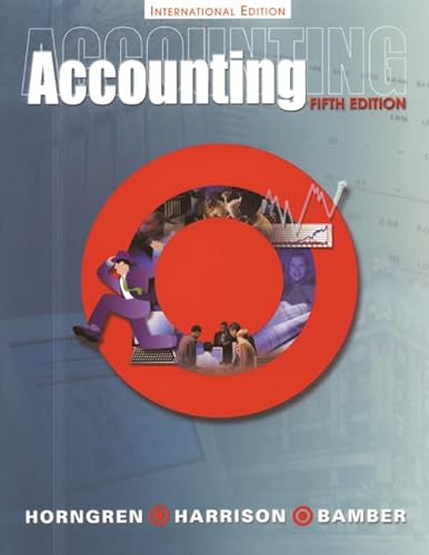 Accounting: International Edition