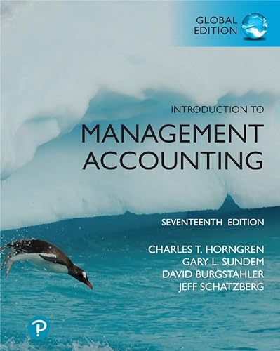 Introduction to Management Accounting, Global Edition von Pearson Education Limited