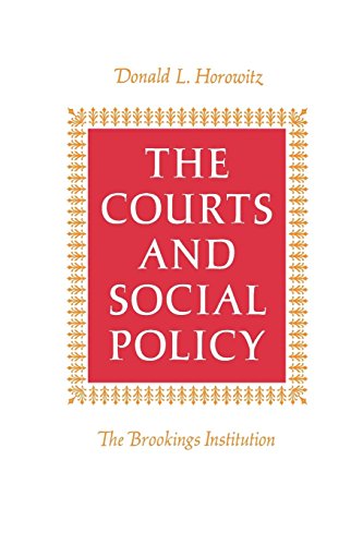 The Courts and Social Policy von Brand: Brookings Institution Press