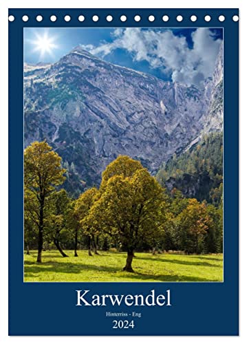 Karwendel - Hinterriss-Eng (Tischkalender 2024 DIN A5 hoch), CALVENDO Monatskalender von CALVENDO