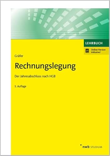 Rechnungslegung: Der Jahresabschluss nach HGB (NWB Studium Betriebswirtschaft) von NWB Verlag