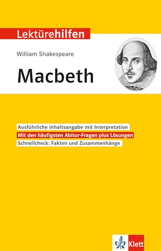 Klett Lektürehilfen William Shakespeare, Macbeth: Interpretationshilfe für Oberstufe und Abitur in englischer Sprache